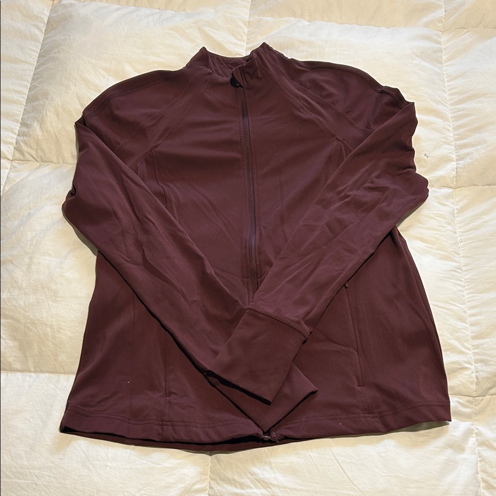 Avia Women's Athletic Jacket in Maroon